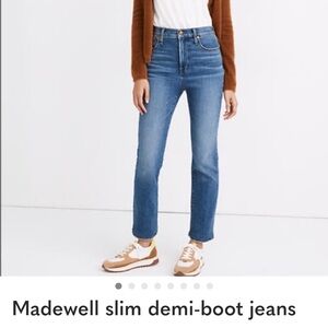 Madewell Women's Classic Blue Boot Cut Jeans